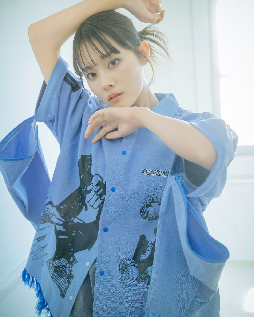 purupuru ARM ZIP SHIRTS