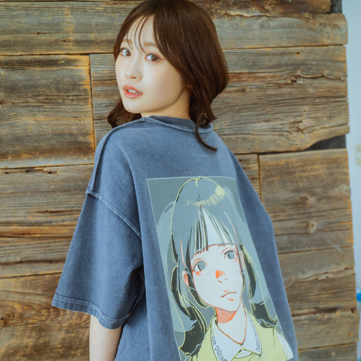 POP ART pigment Tee Ver:18 GLOW IN THE DARK