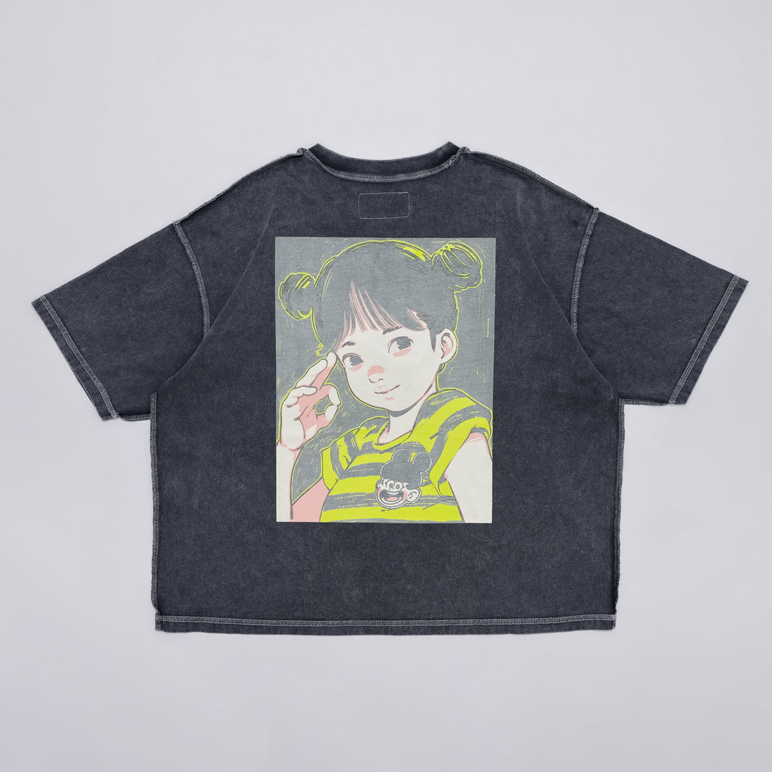 POP ART pigment Tee Ver:23 GLOW IN THE DARK