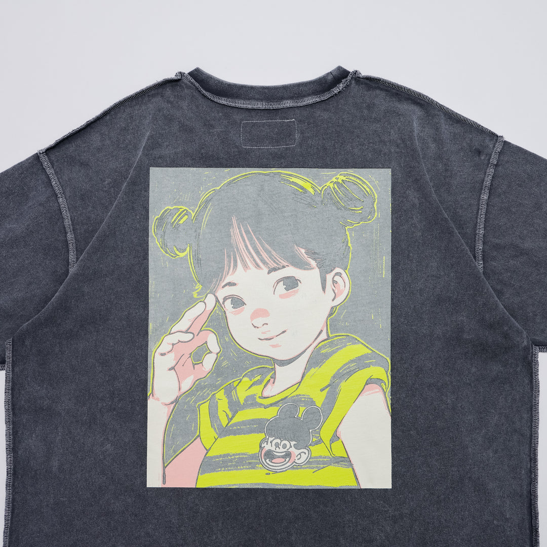 POP ART pigment Tee Ver:23 GLOW IN THE DARK