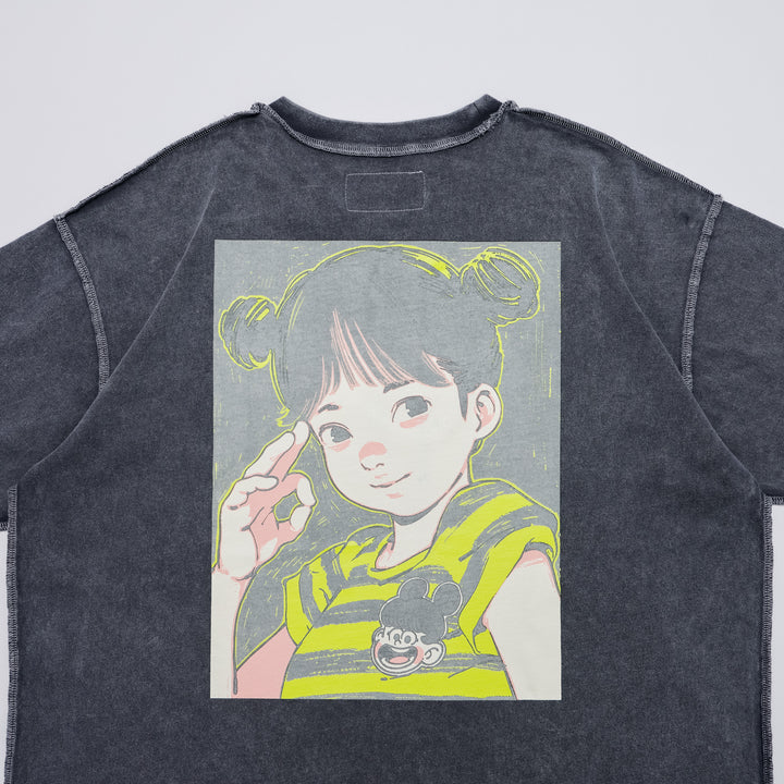 POP ART pigment Tee Ver:23 GLOW IN THE DARK