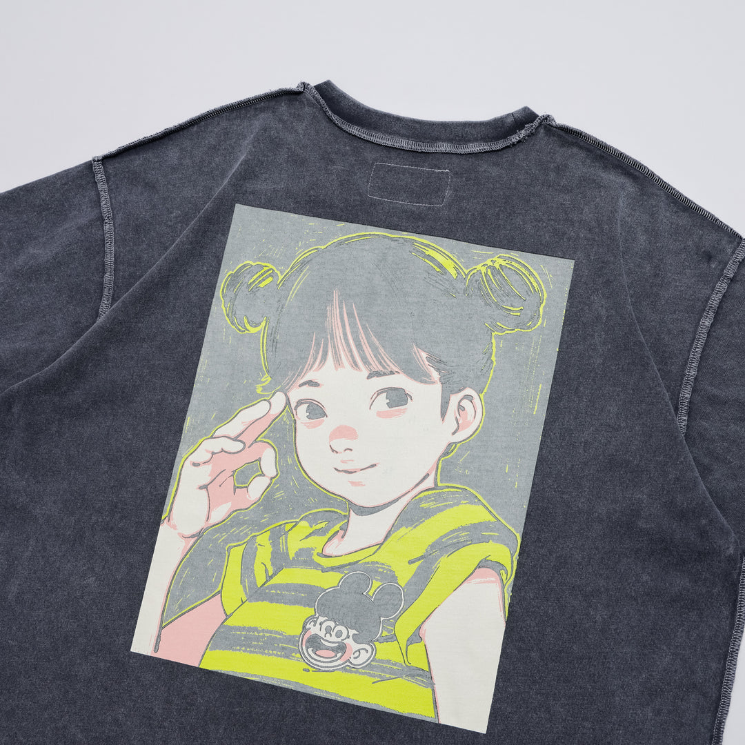 POP ART pigment Tee Ver:23 GLOW IN THE DARK