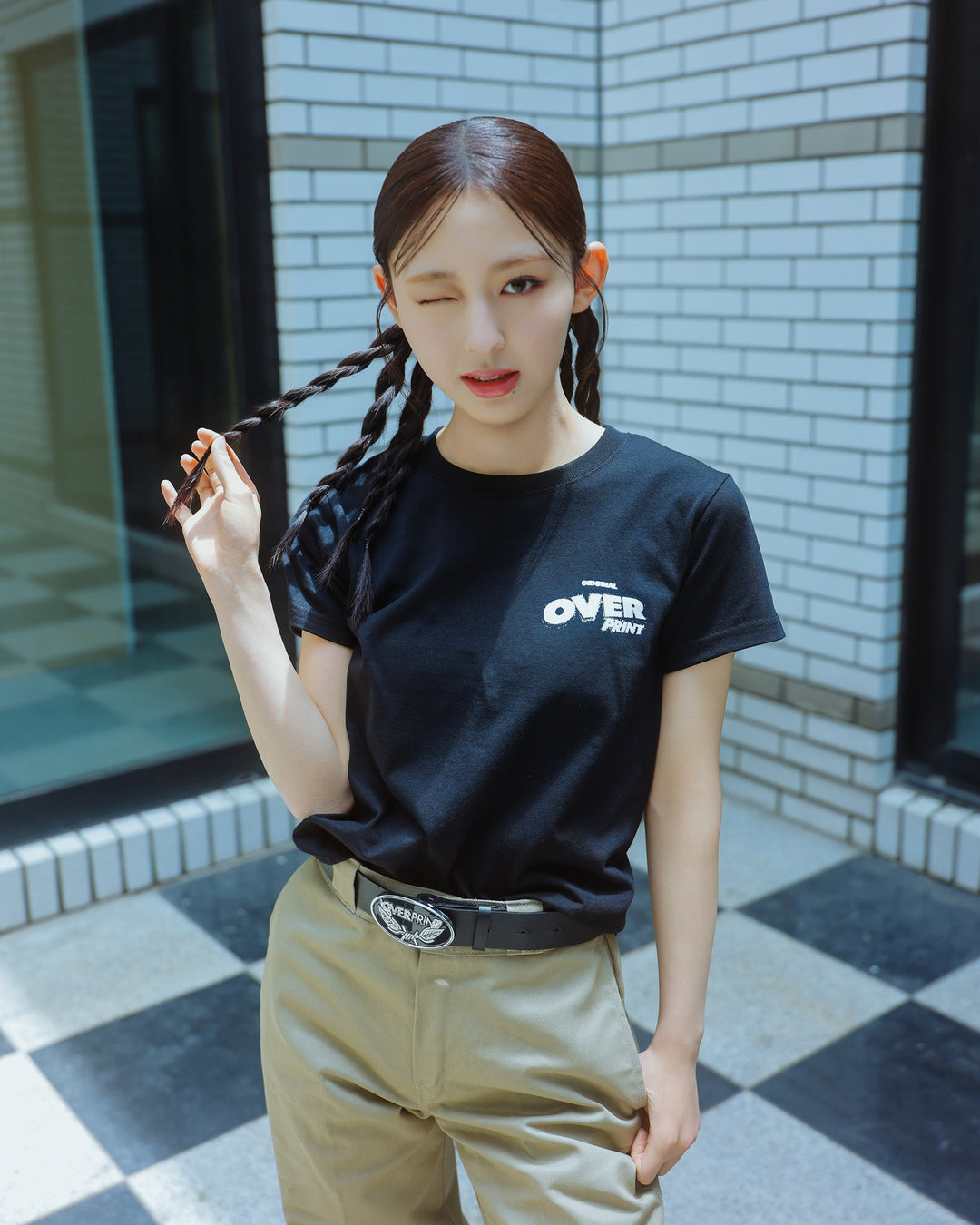 POP ART Ladies mini Tee Ver:1 color stitch