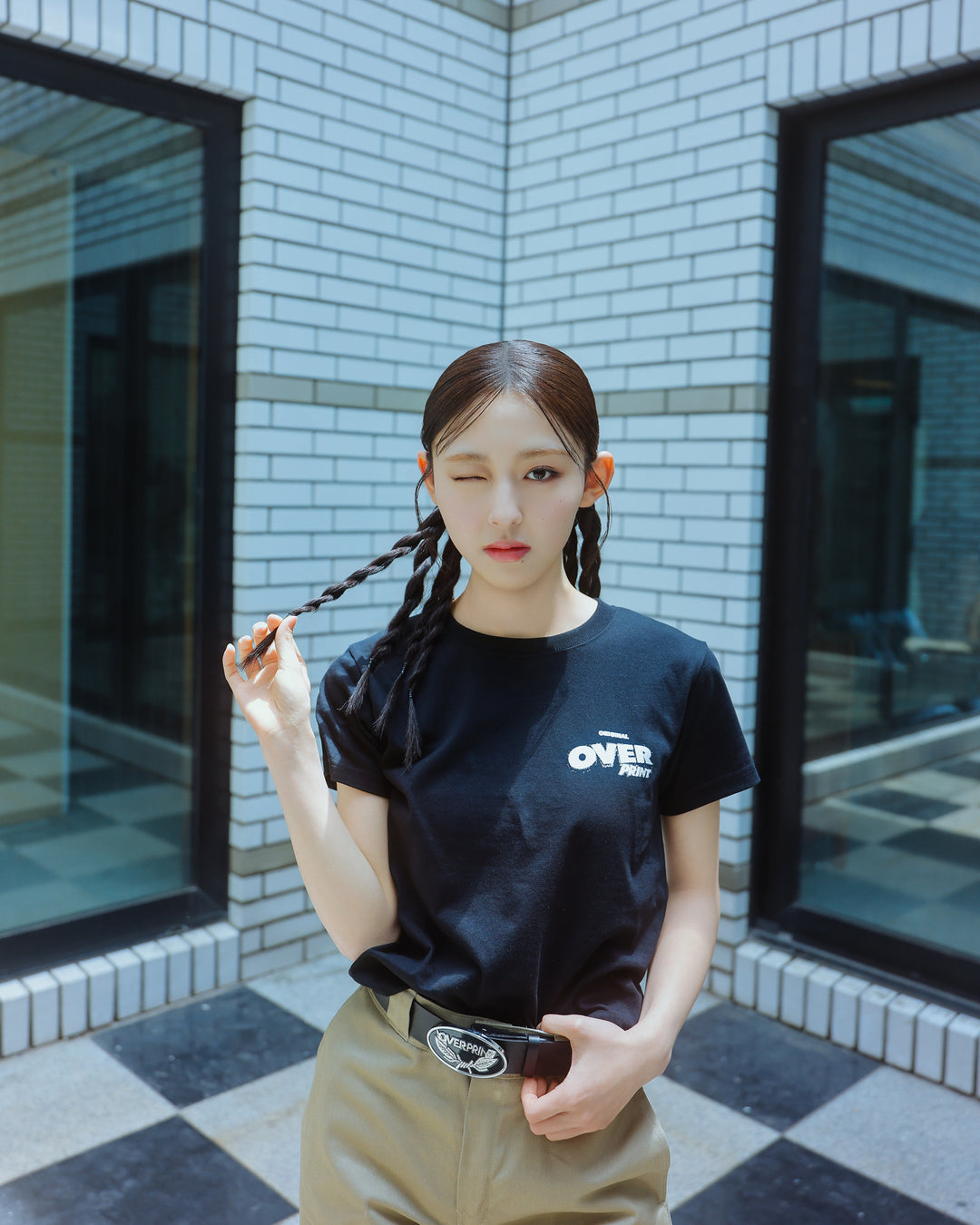 POP ART Ladies mini Tee Ver:1 color stitch