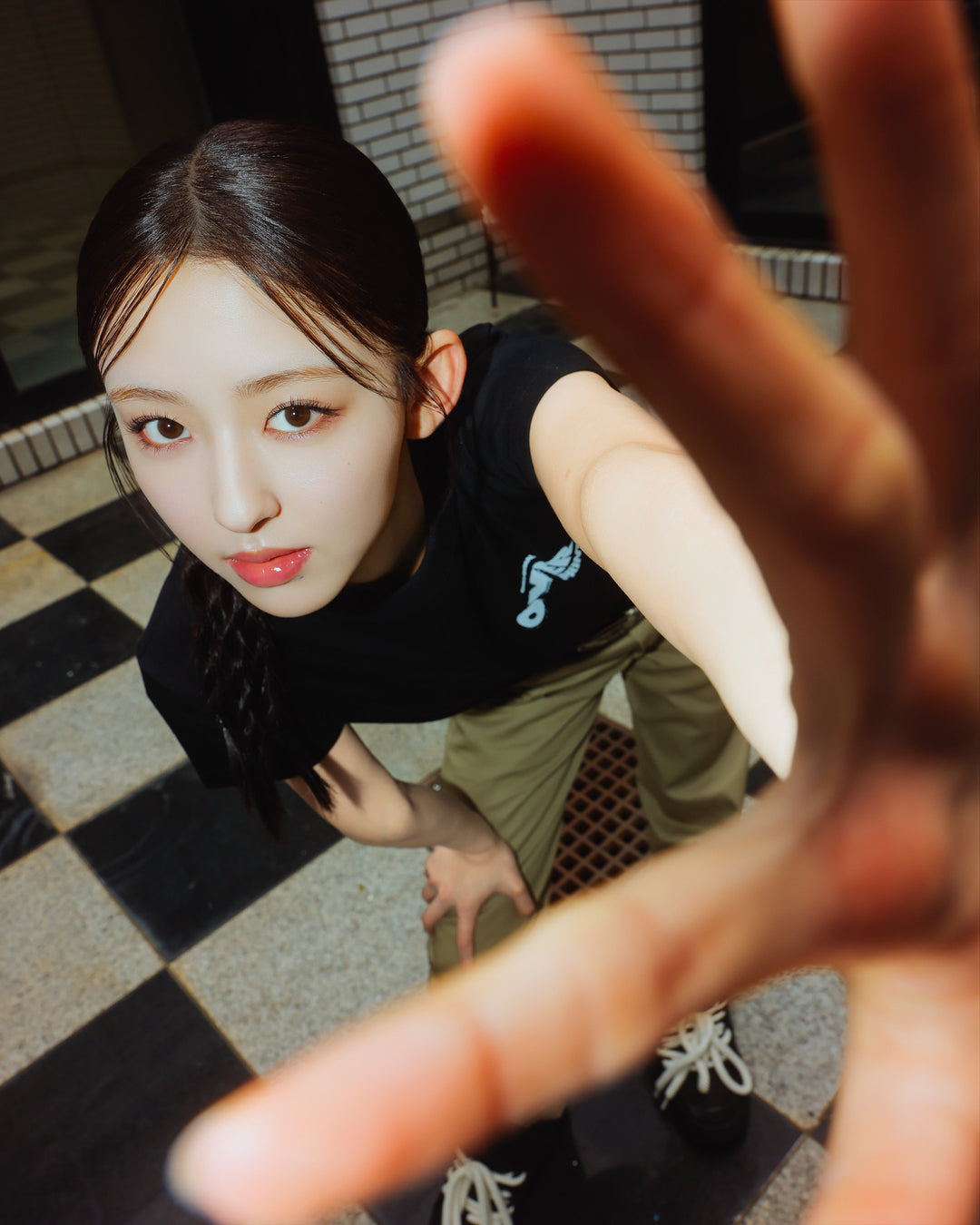 POP ART Ladies mini Tee Ver:1 color stitch