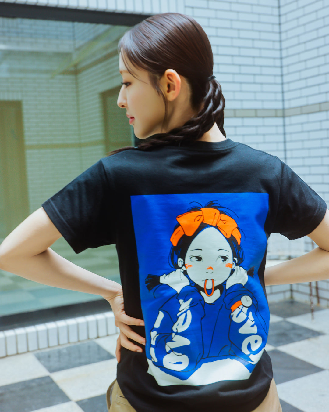 POP ART Ladies mini Tee Ver:1 color stitch