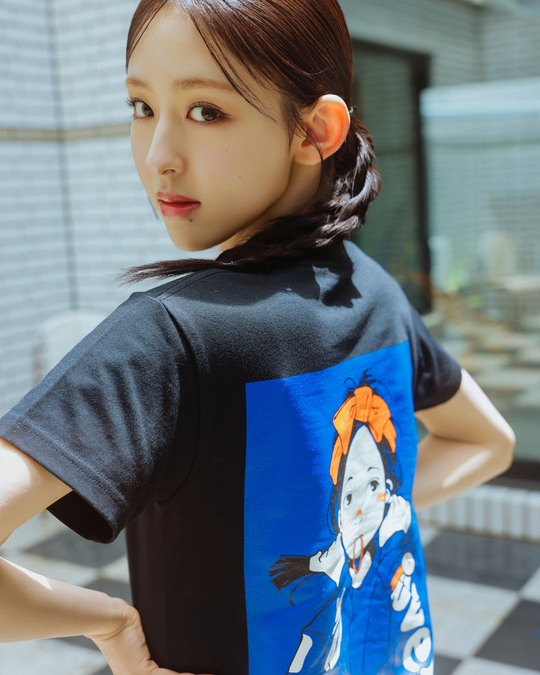 POP ART Ladies mini Tee Ver:1 color stitch