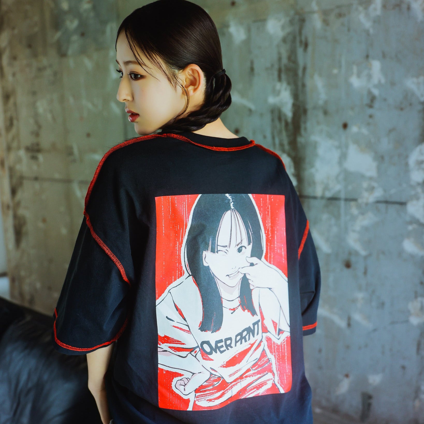 トップス – over print