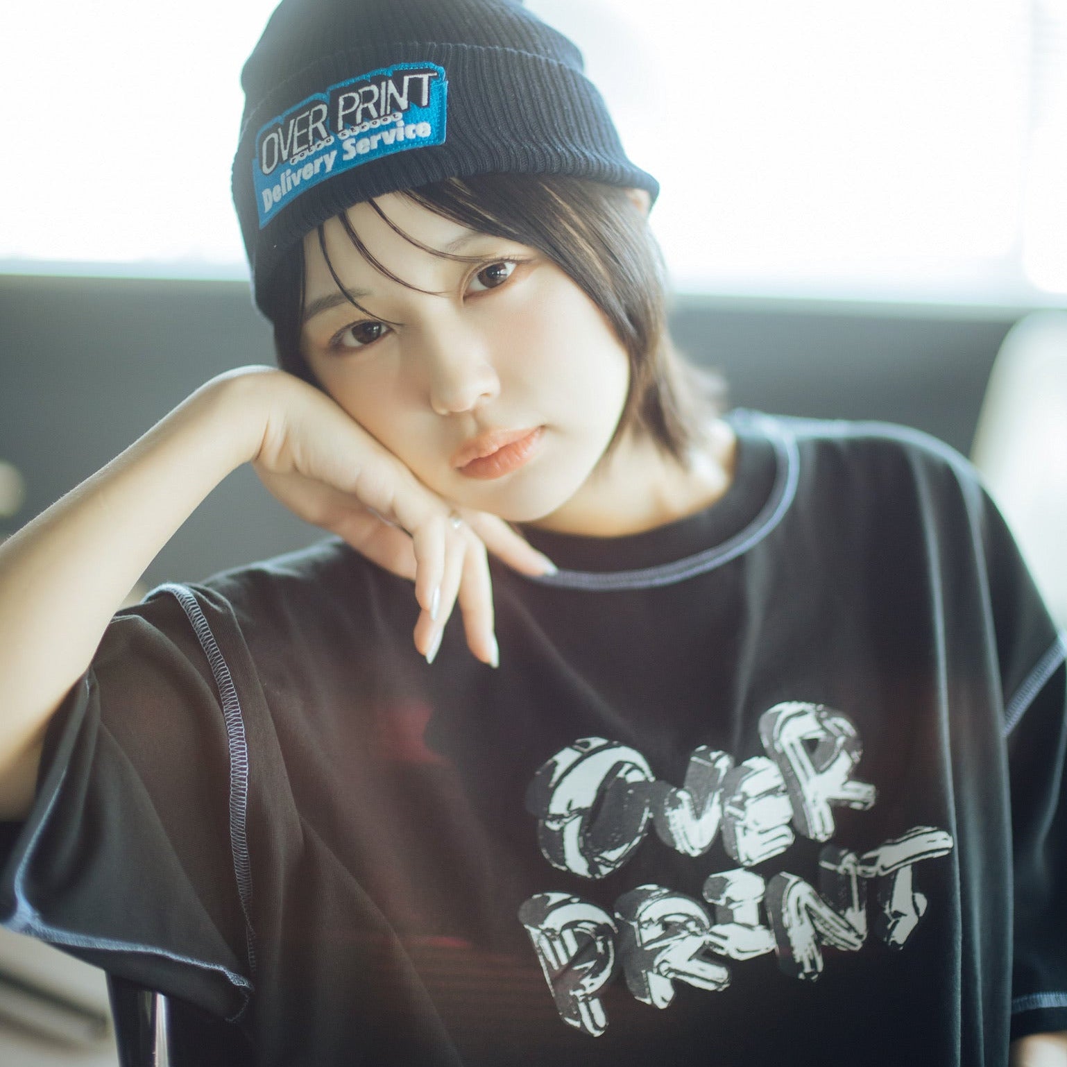 Meme Logo Tee – over print