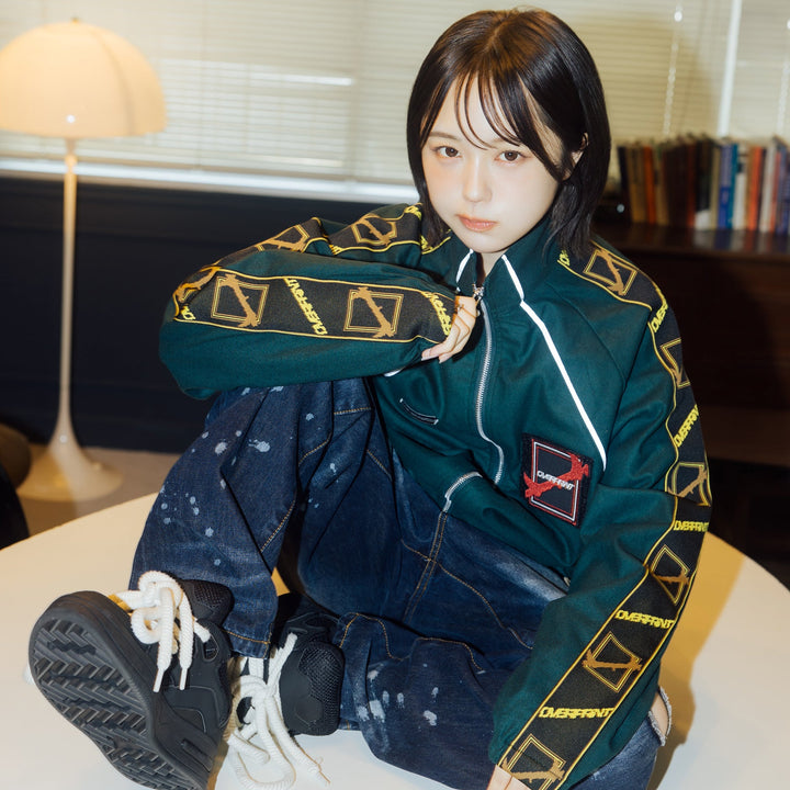 Wool jersey jacket