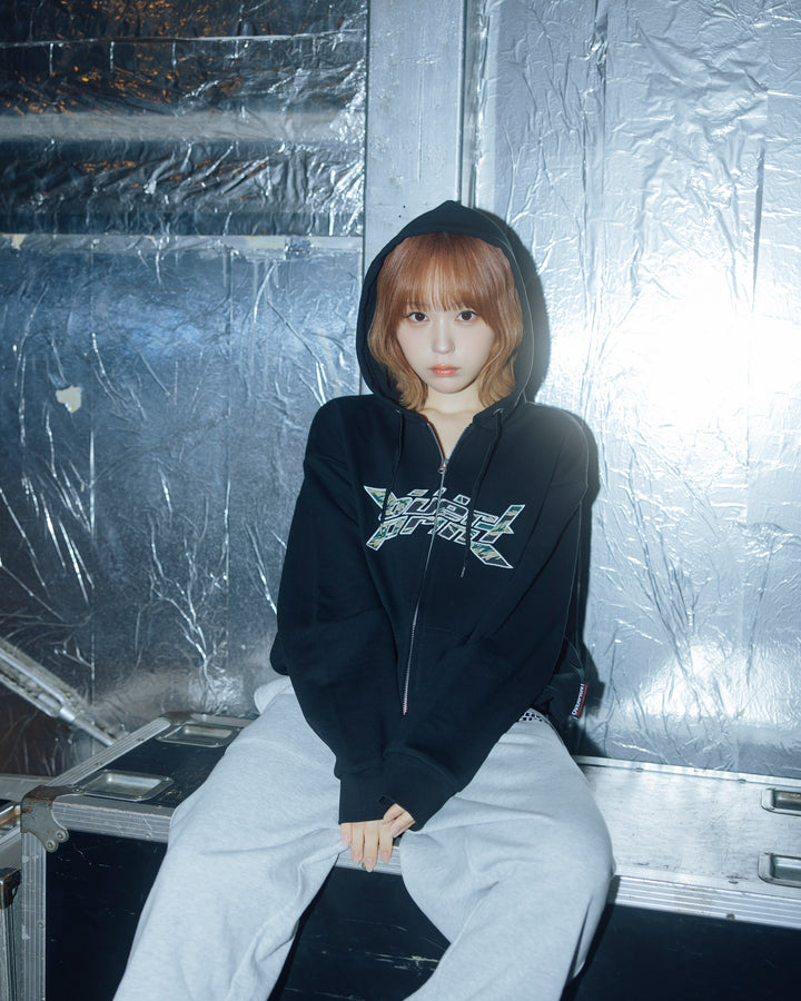 Camo Logo Zip Hoodie