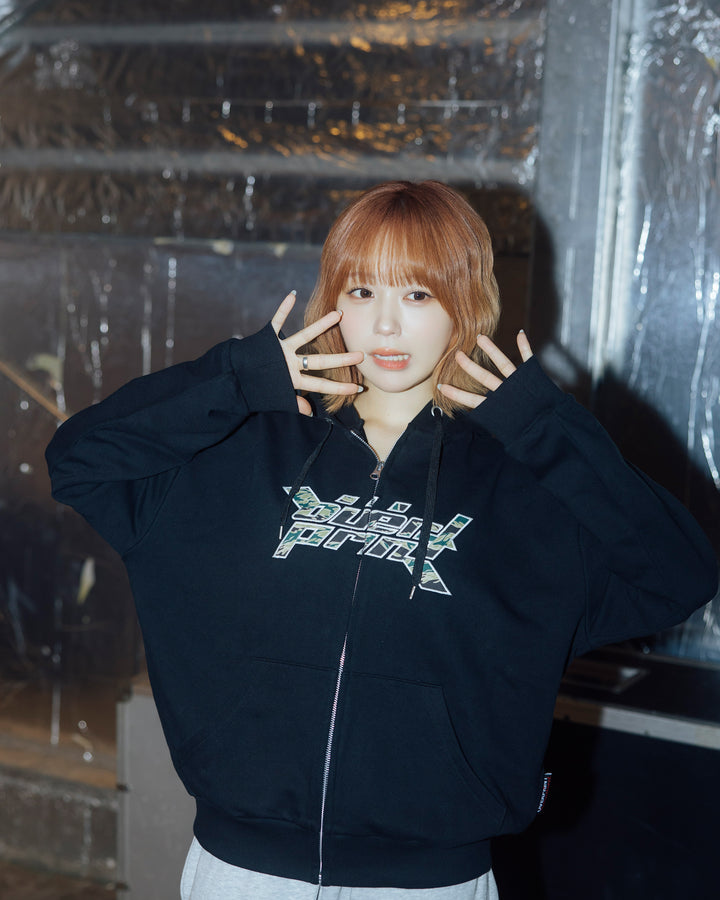 Camo Logo Zip Hoodie