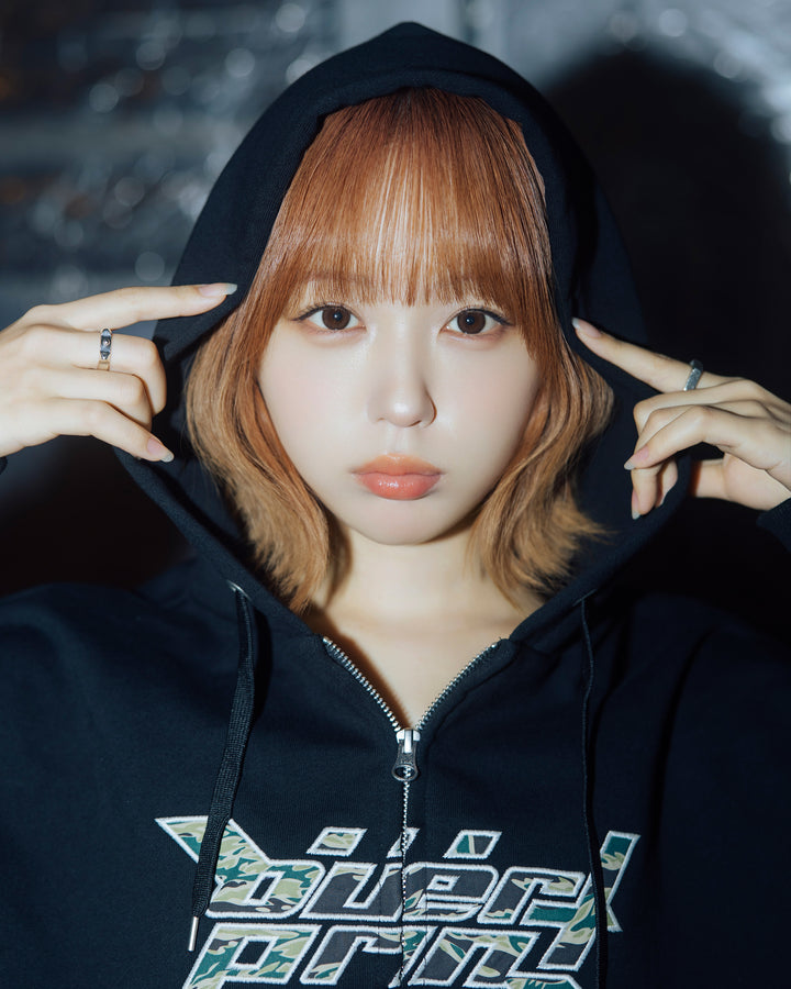 Camo Logo Zip Hoodie