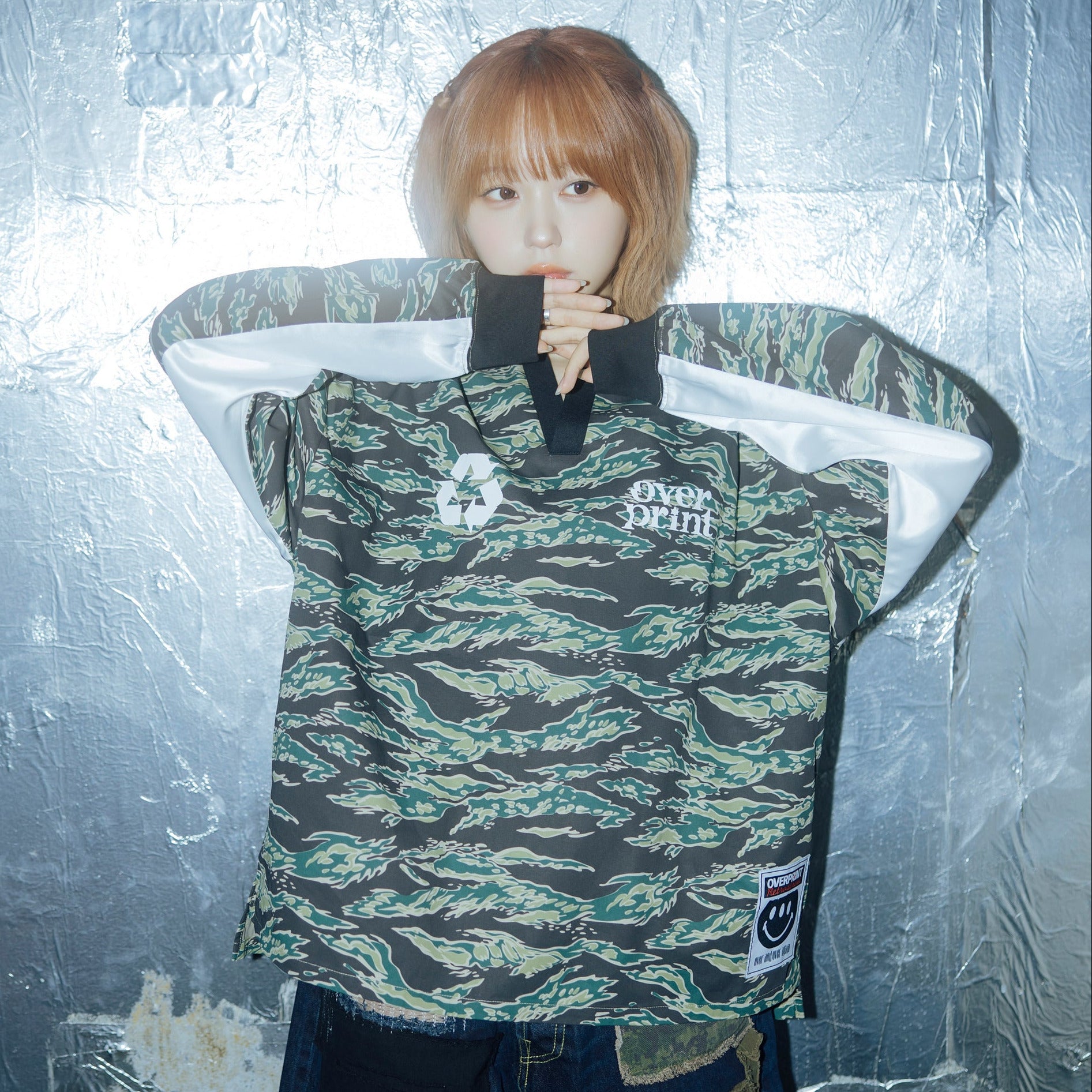 UNIQUE 34 ゲームシャツ ユニフォーム 2XL ストリートオーバーサイズ Different GAME SHIRTS – over print