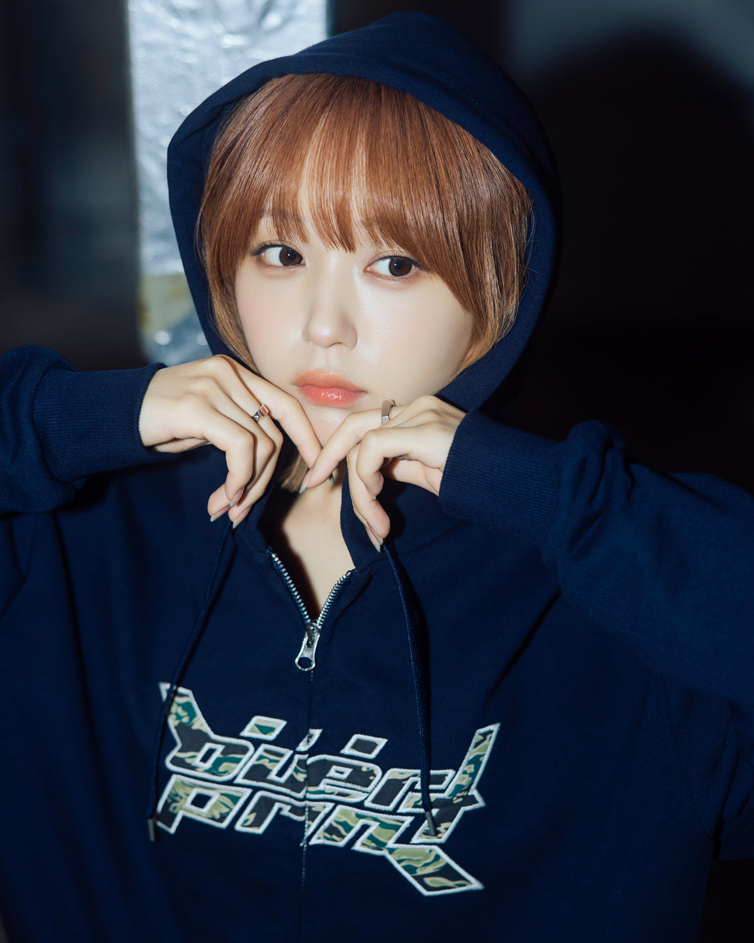 Camo Logo Zip Hoodie