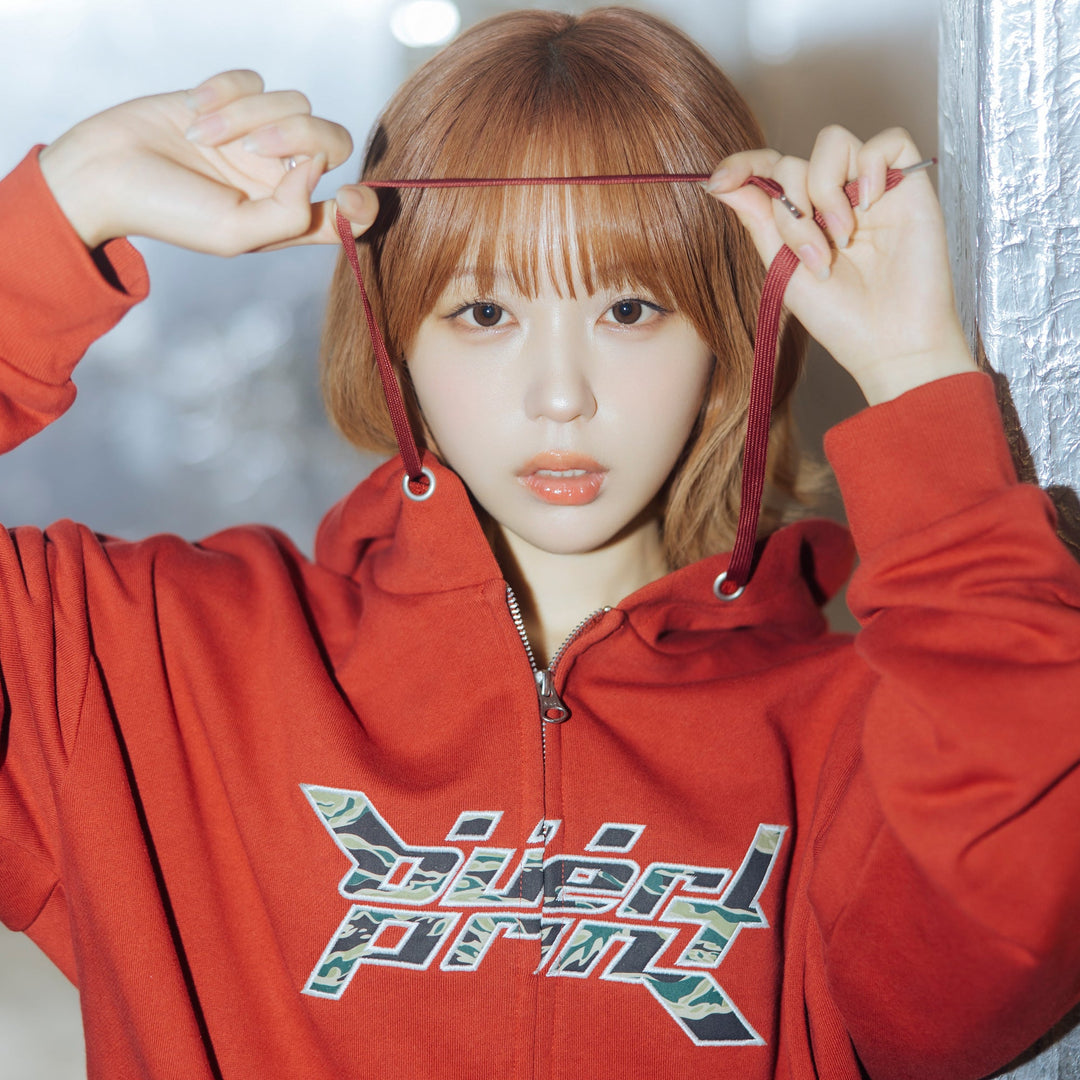 Camo Logo Zip Hoodie