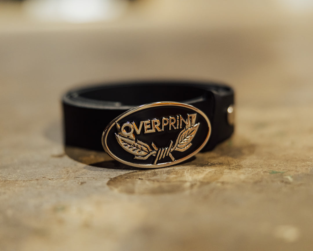 over belt