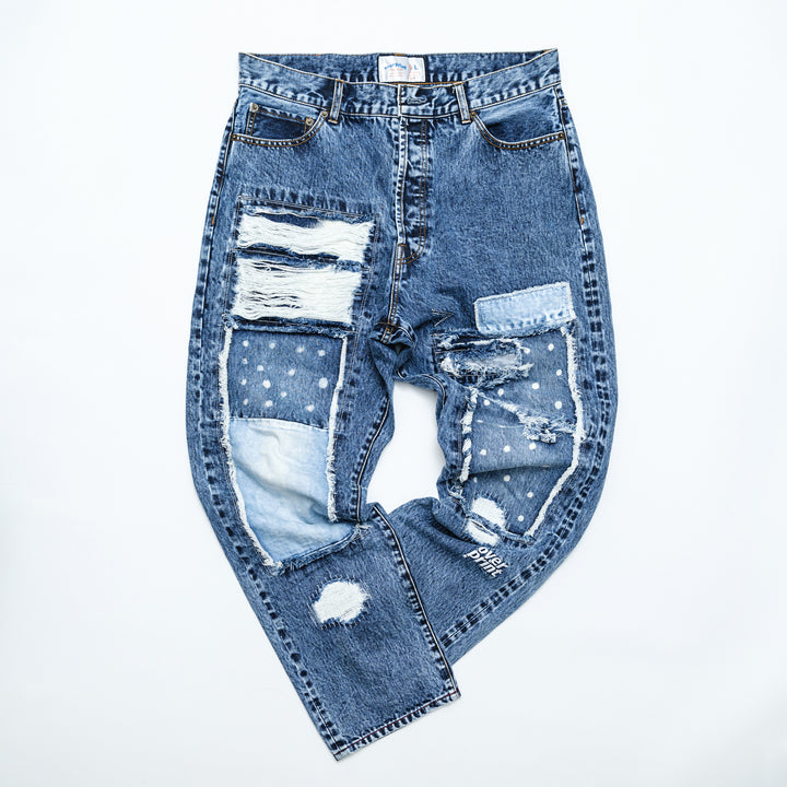 REPAIR DENIM PANTS