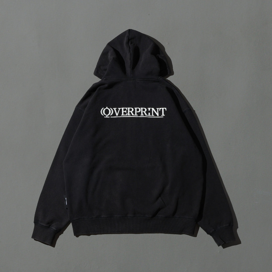 OVERPRINT  Zip Hoodie