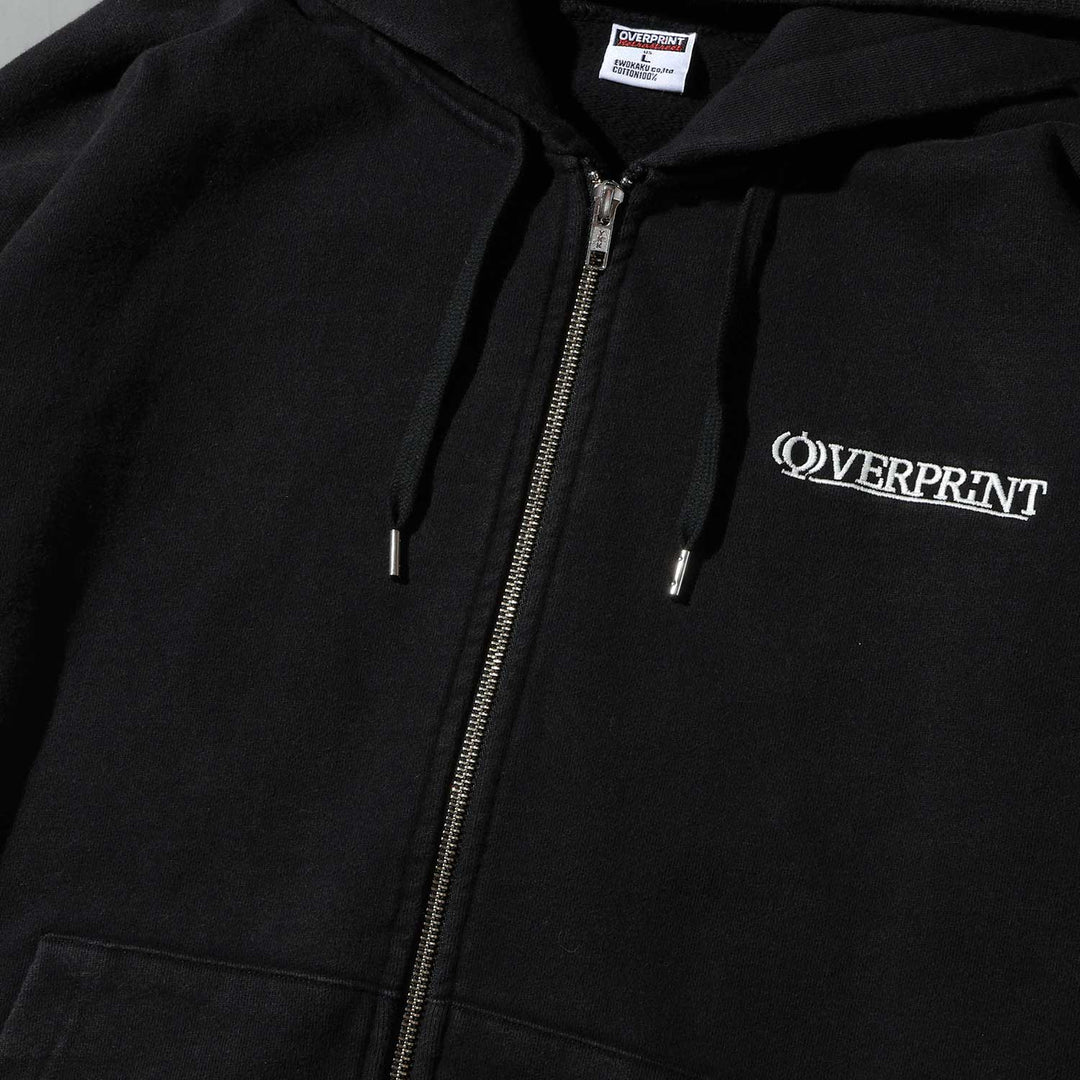 OVERPRINT  Zip Hoodie