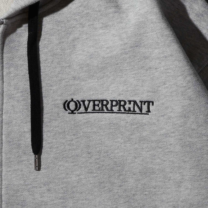 OVERPRINT  Zip Hoodie