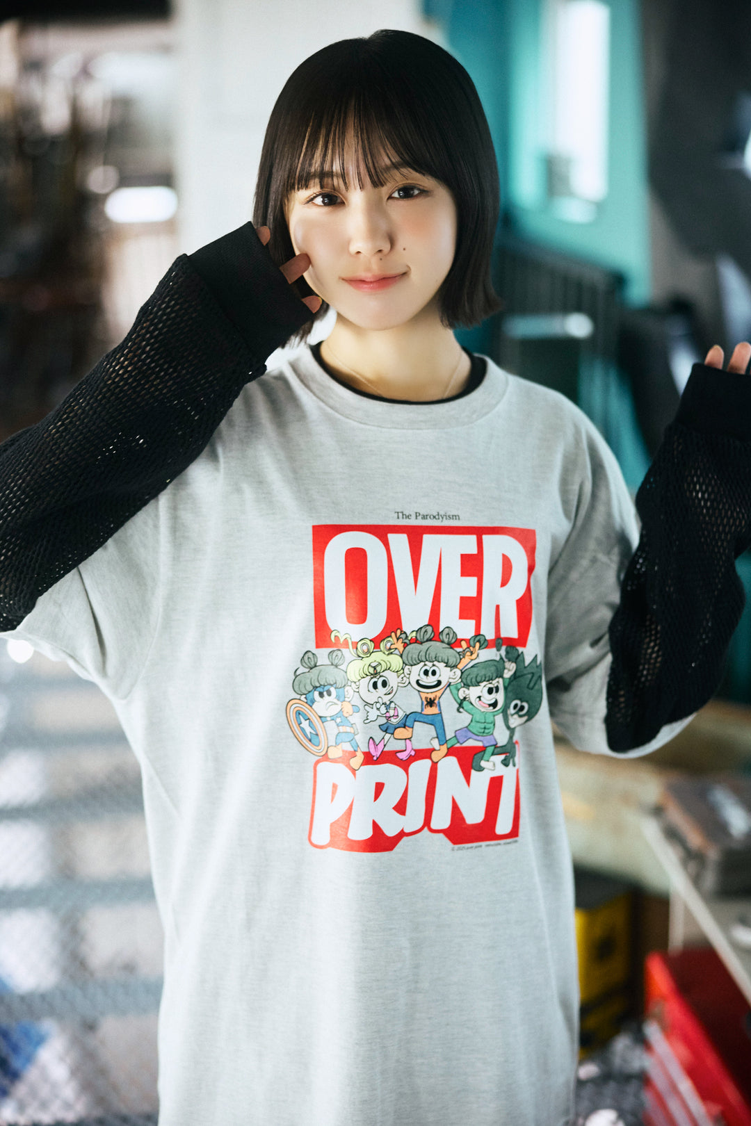 (5.24 22:00new release)NO HEROES Tee (ash)