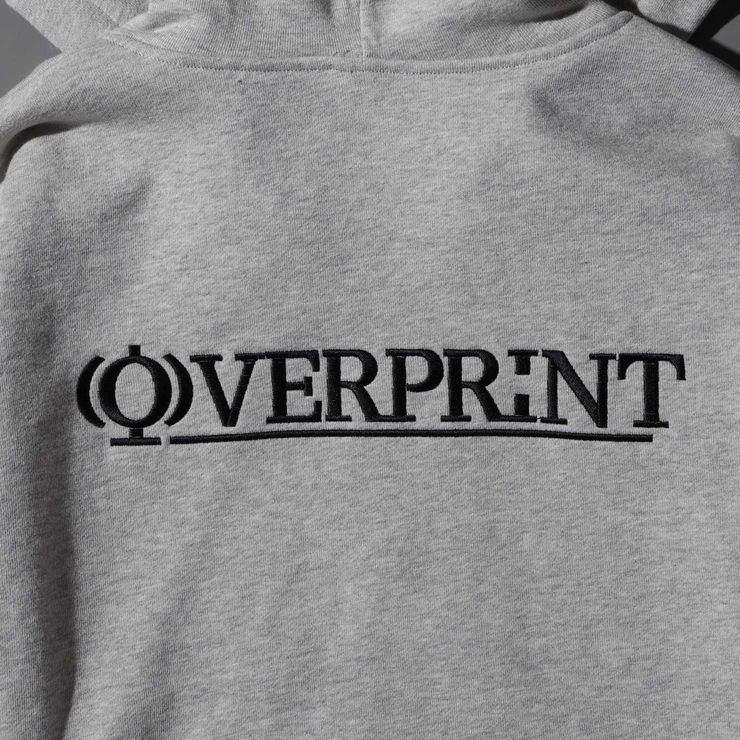 OVERPRINT  Zip Hoodie