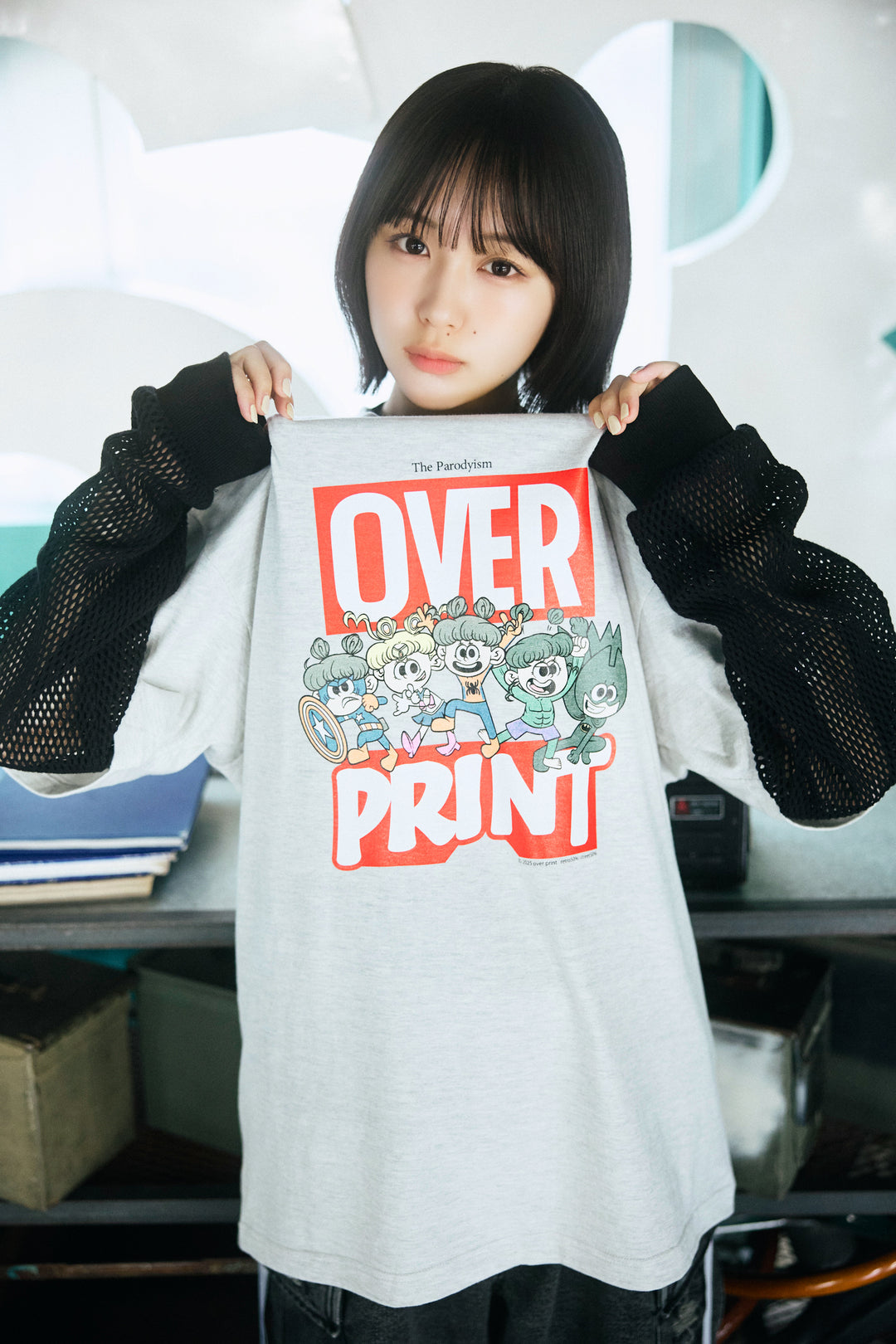 (5.24 22:00new release)NO HEROES Tee (ash)