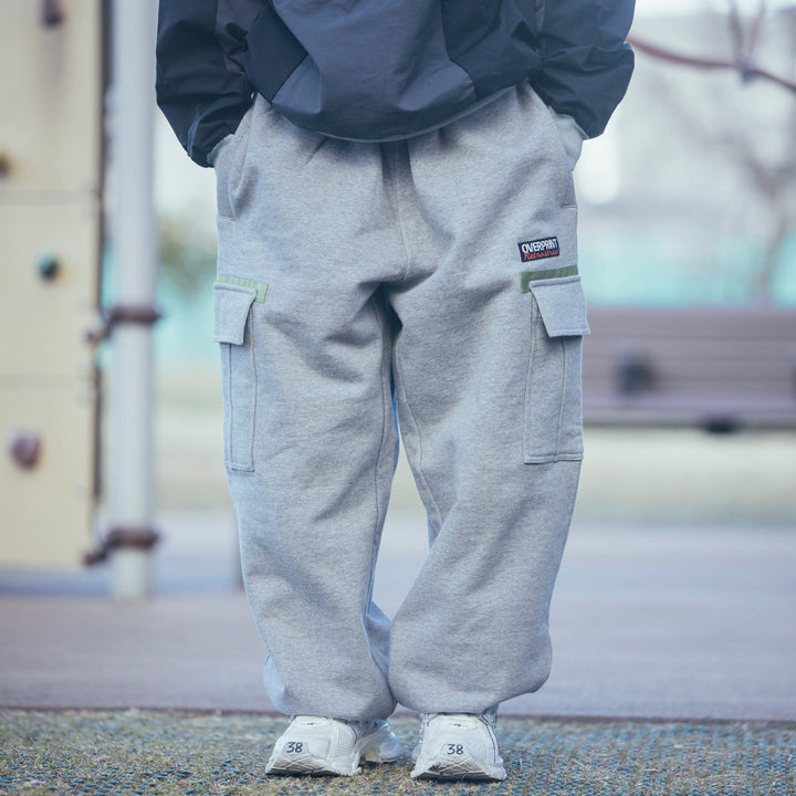 sweat cargo pants (heather gray)