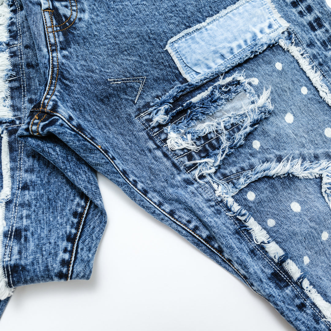 REPAIR DENIM PANTS