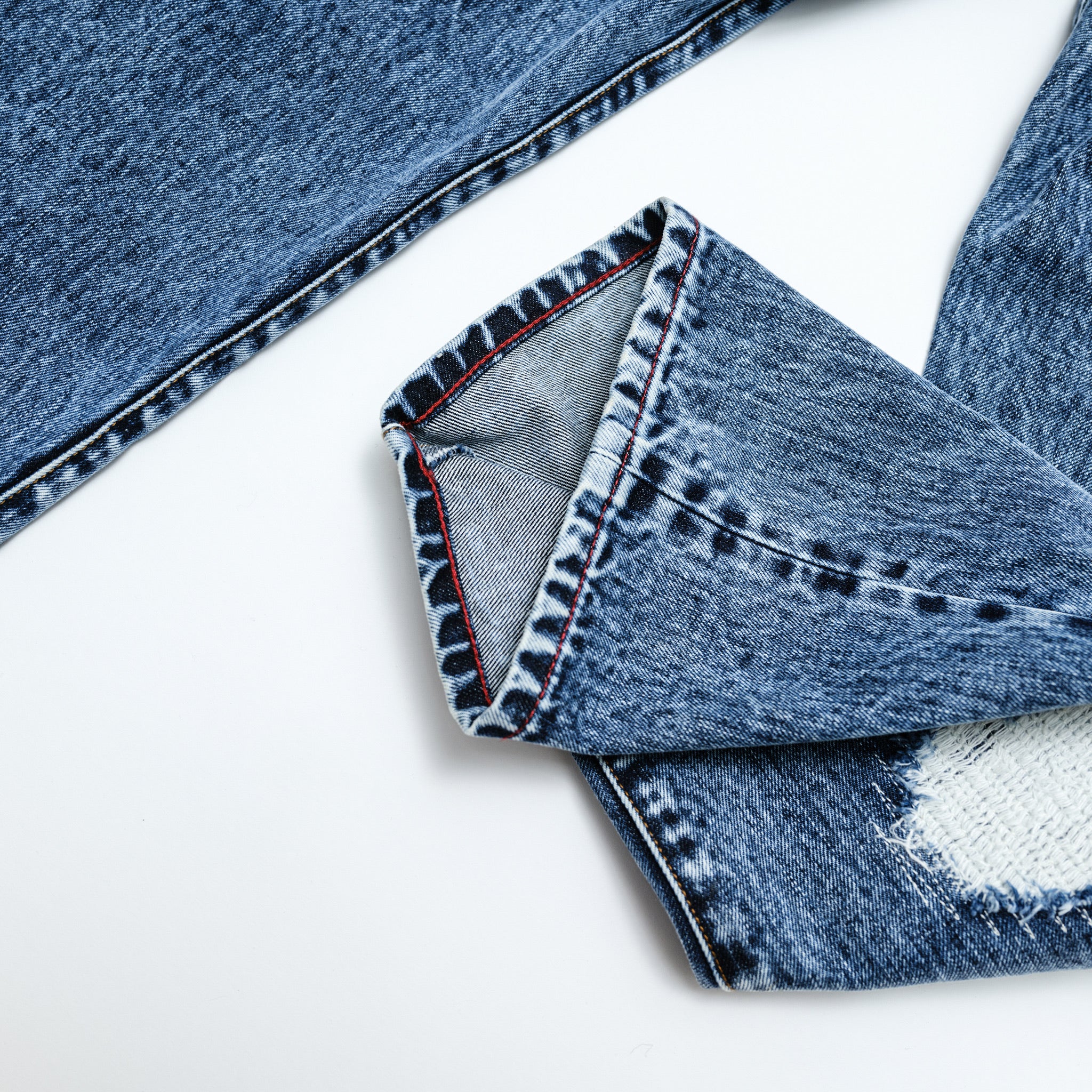 REPAIR DENIM PANTS – over print