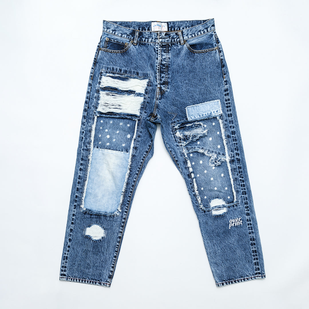 REPAIR DENIM PANTS