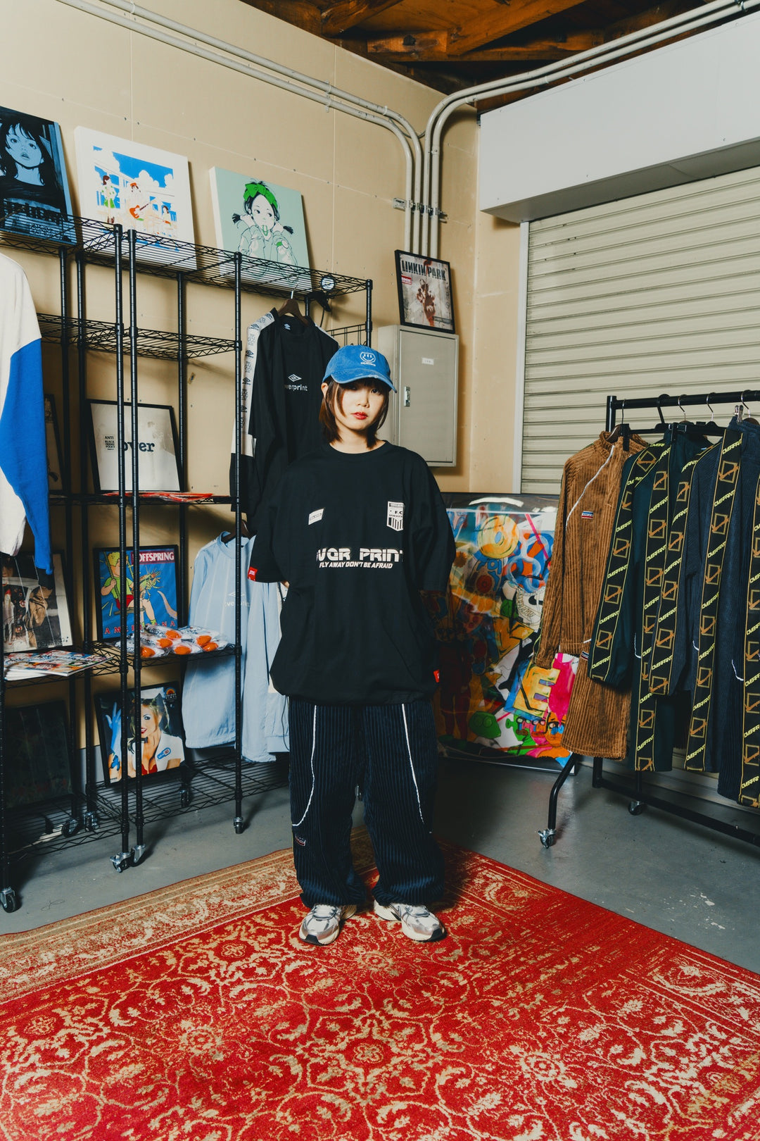 Corduroy jersey jacket