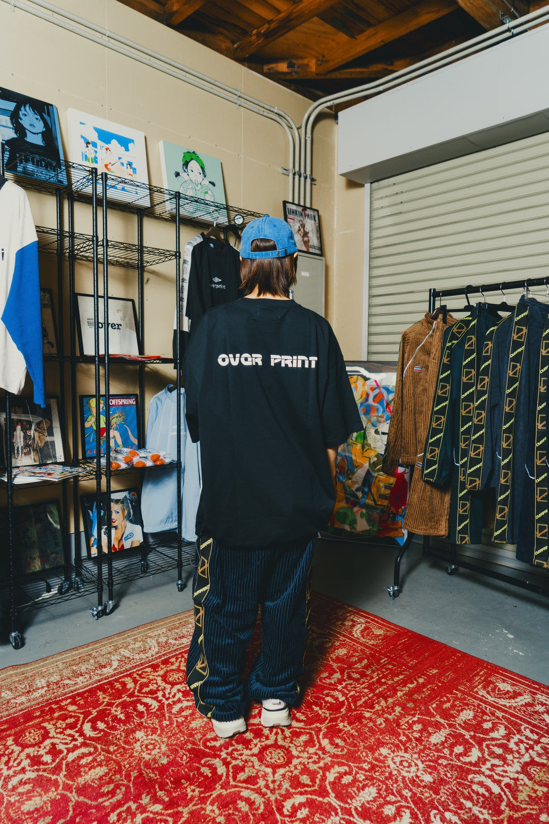 Corduroy jersey pants