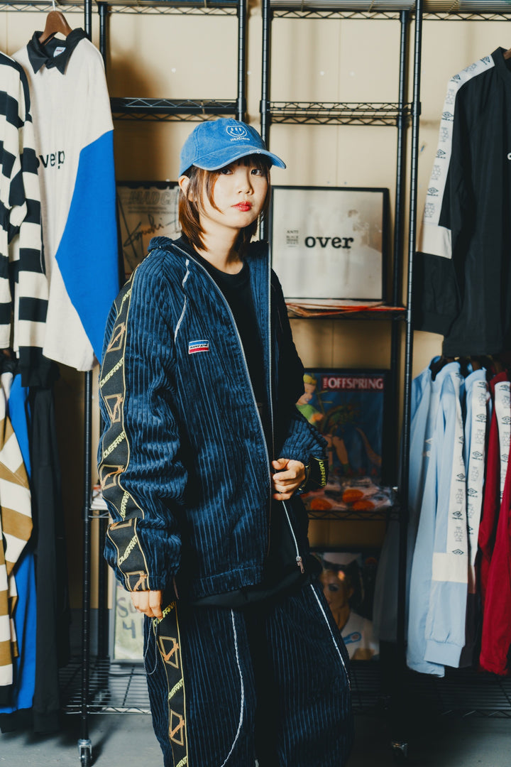 Corduroy jersey jacket