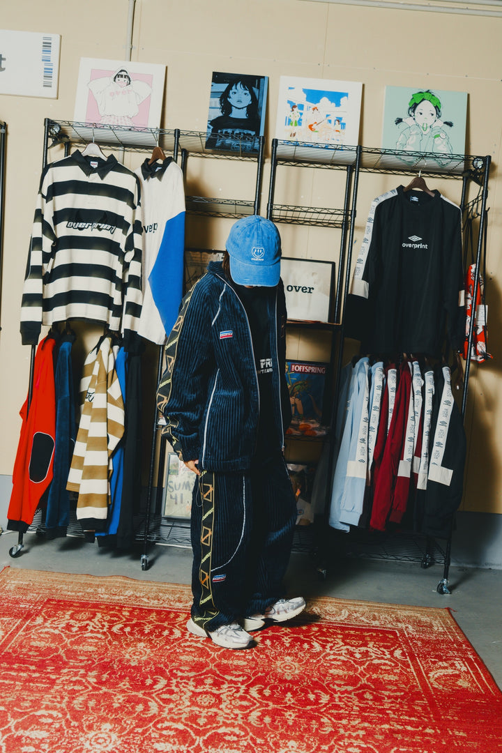 Corduroy jersey jacket