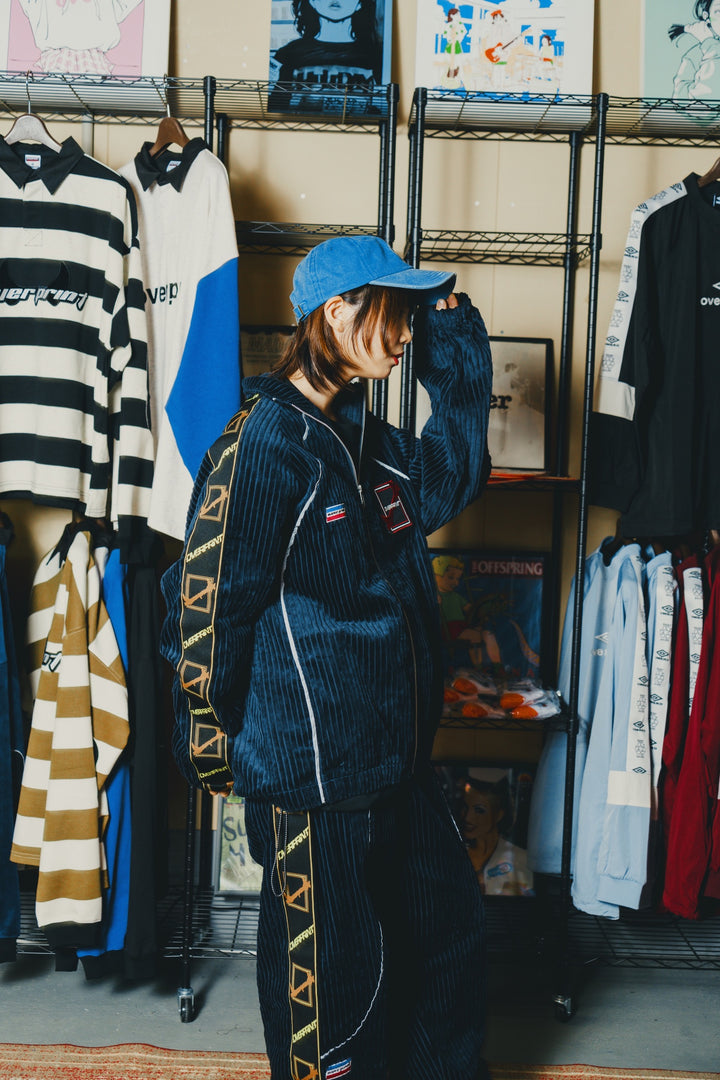 Corduroy jersey pants