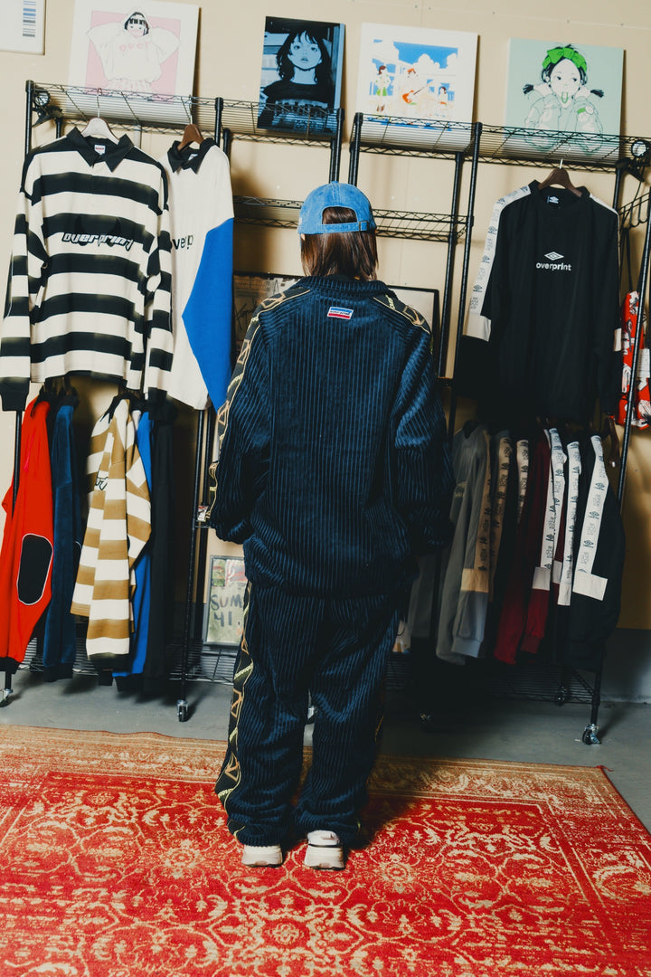 Corduroy jersey jacket