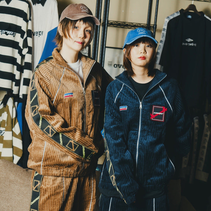 Corduroy jersey jacket