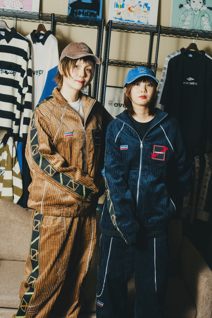 Corduroy jersey pants