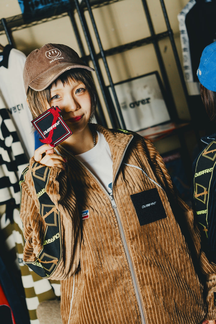Corduroy jersey pants
