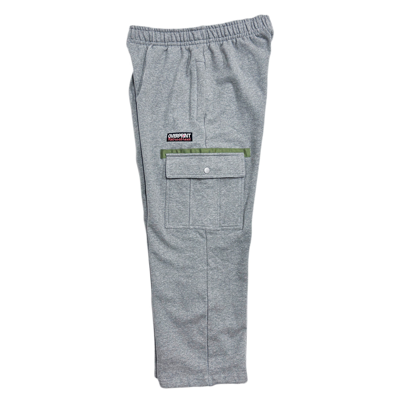 sweat cargo pants (heather gray) – over print