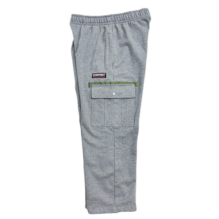 sweat cargo pants (heather gray)