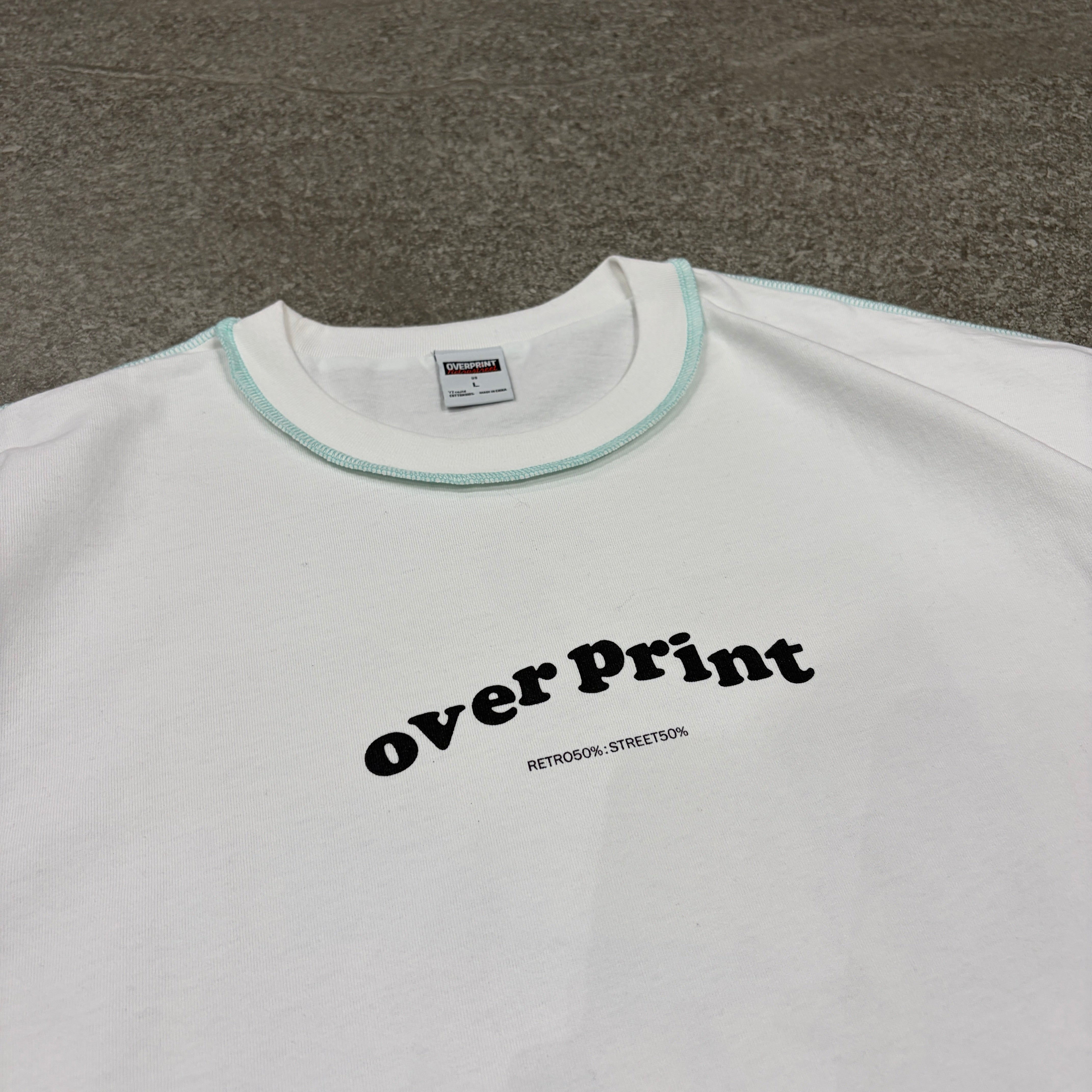 Tシャツ(長袖/七分) over print  sunset LS Tee Sunset Tee – Langsten Zayne