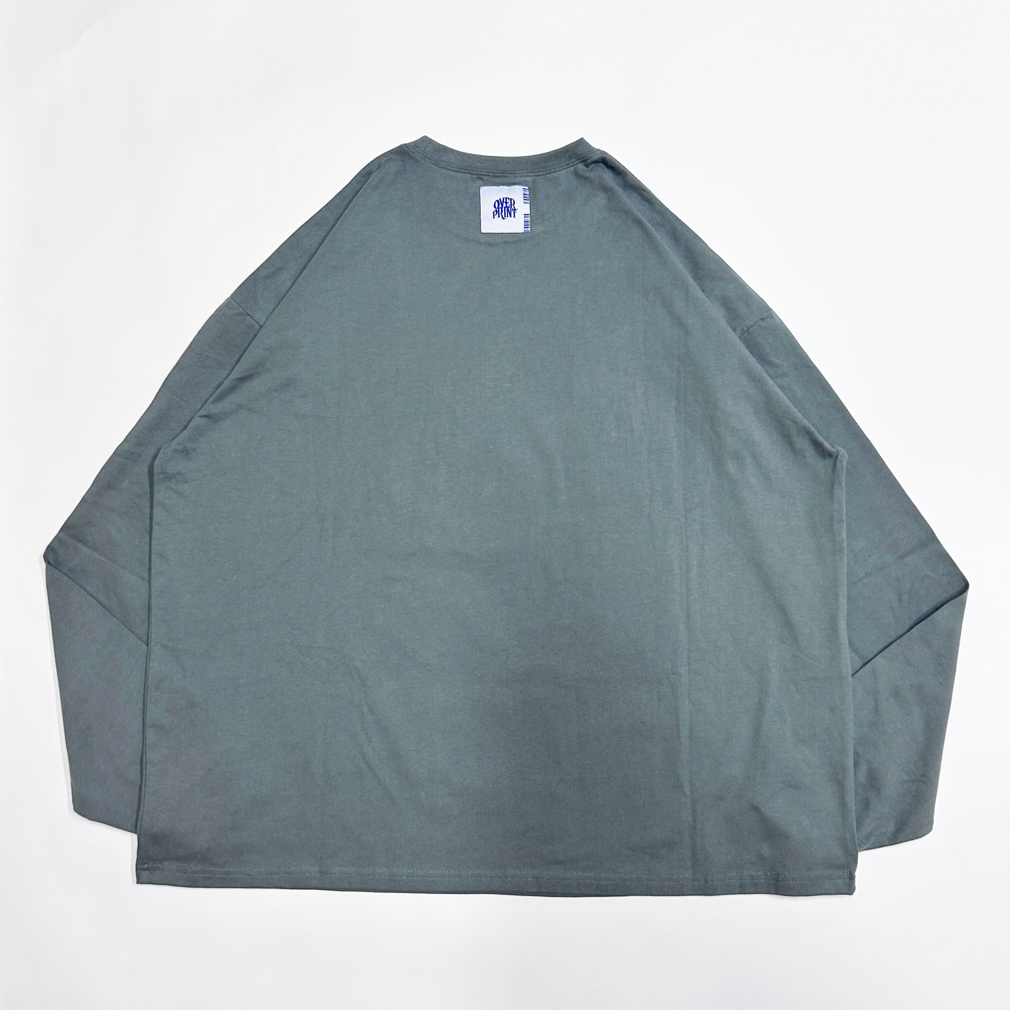naenano LS Tee1(chacoal) – over print naenano LS Tee1(chacoal) – over print