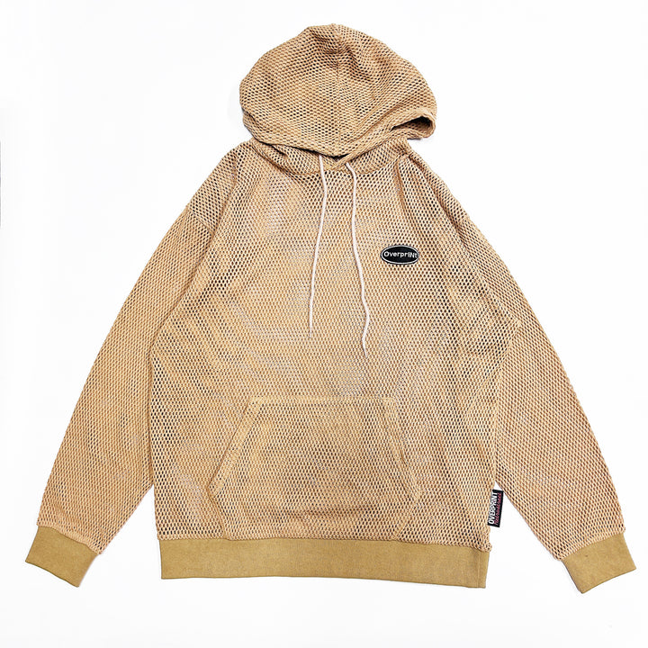 (残り1点)mesh Hoodie(brown) size:S