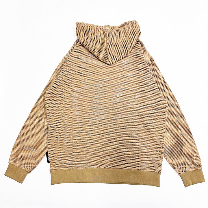 (残り1点)mesh Hoodie(brown) size:S