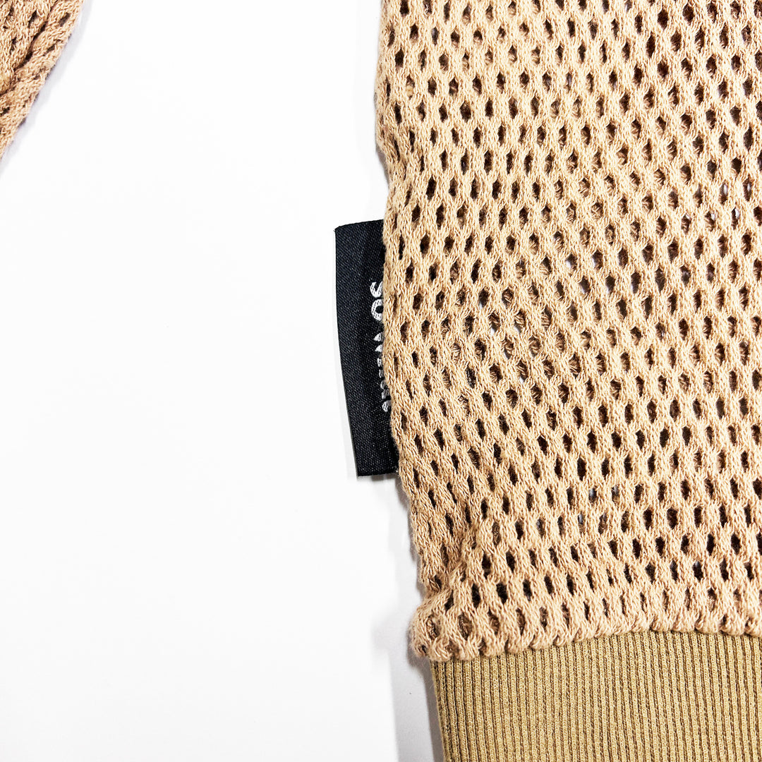 mesh Hoodie(brown)