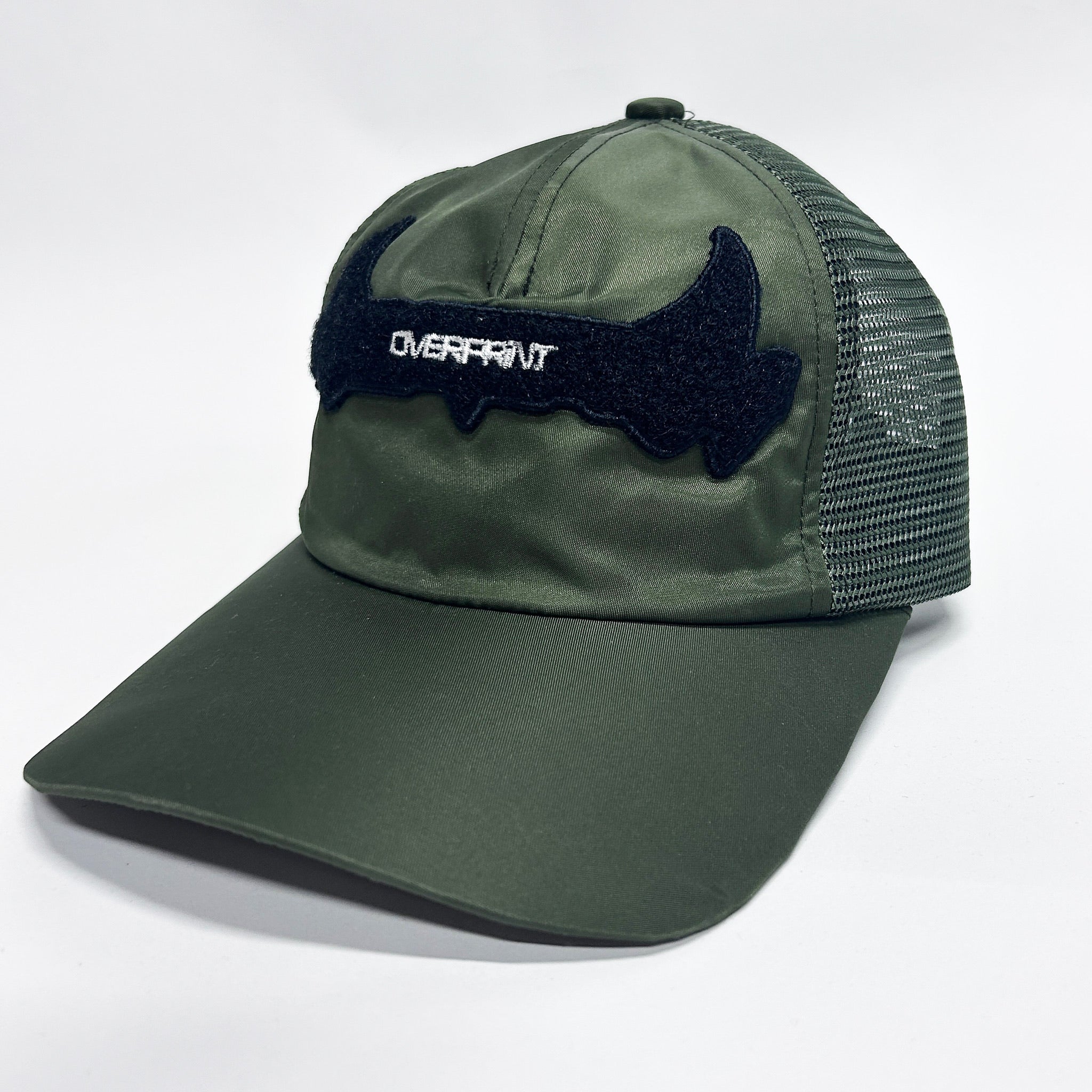 Satan mesh CAP(olive) – over print