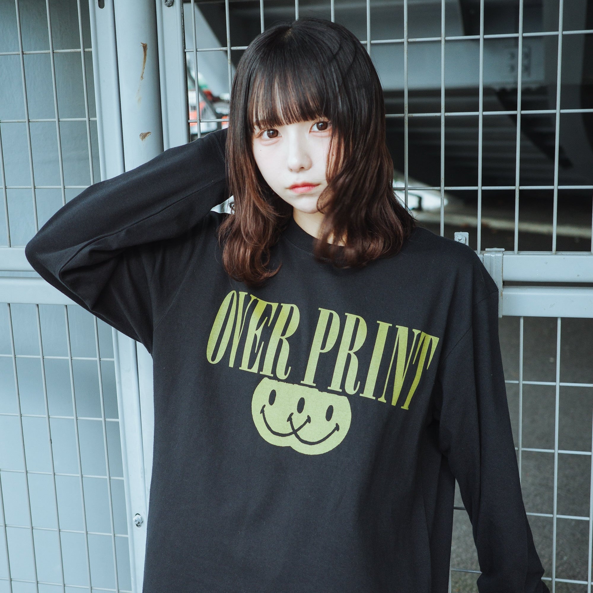 Nevericonic LS Tee – over print